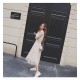 Elegant Knitted Sweater Dress Autumn Winter Dress Long Sleeve Sweater Mesh Patchwork Women Dress Casual Long Dress One set