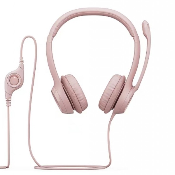 FreeSave Light pink headphones, game music headphones, computer office headphones, Bluetooth headphones