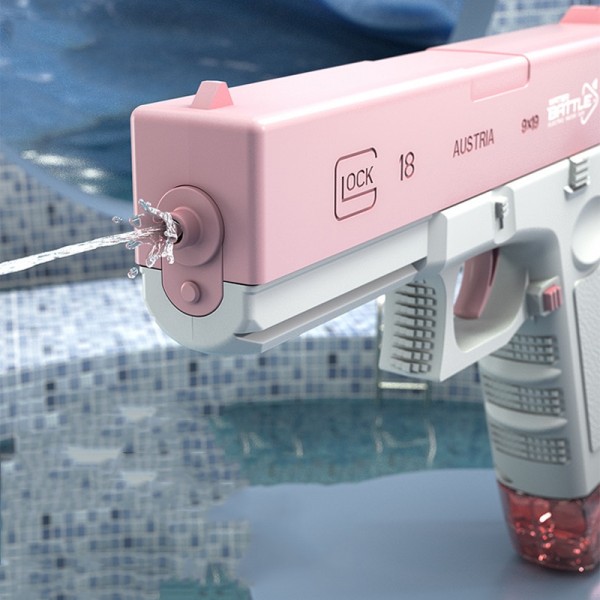 Glock Electric Repeater Water Gun Children&#39;s Toy Automatic Sprinkler Water Squeezing High Pressure Strong Water Gun