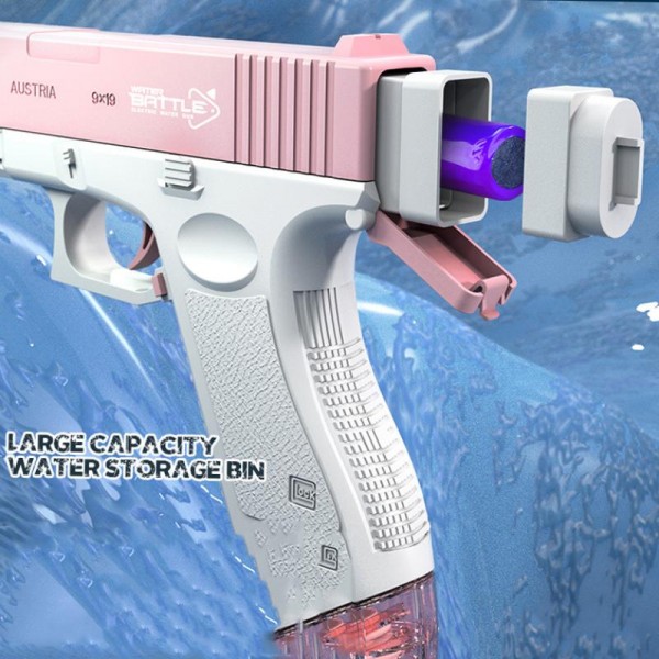 Glock Electric Repeater Water Gun Children&#39;s Toy Automatic Sprinkler Water Squeezing High Pressure Strong Water Gun