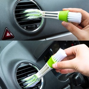 Multifunctional Automotive Air Vent Microfiber Cleaning Brush Car Auto Clean Deatailing Sponge Laptop Curtain Accessories