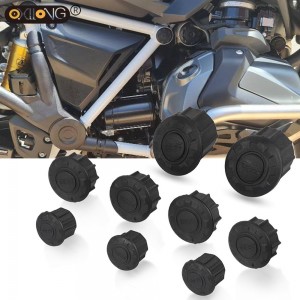 Tampa do orifício da moldura r1250gs, 9 peças, decoração de plugue para bmw r 1250gs r 1250 gs r1250gs lc adventure adv r1250gsa, conjunto de tampas de quadro 2019