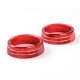 2Pcs Air Condition Radio Knob Rings AC Control Switch Button Decorative Ring Cover for Ford Mustang 2015-2020 Audio Trim