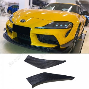 Para toyoto supra a90 a91 mkv amortecedor dianteiro canards vrs estilo fibra de carbono mk5