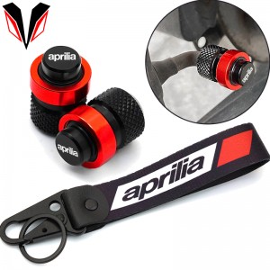 Chaveiro da motocicleta para aprilia rsv4 rs660 tuono 660 rsv1000/r caponord 1200 dorsoduro 750 cnc tampas de válvula de pneu