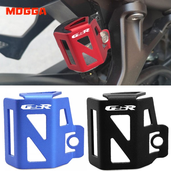 Novos acessórios da motocicleta para suzuki gsr400 gsr600 gsr750 gsr 400 600 750 cnc freio traseiro reservatório de fluido guarda capa protetor