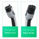 Khons J1772 EV Charging Extension Cable 16A 32A Charging Cable For Electric Car Type1 To Type2 Cable 5m Female To Male Plug