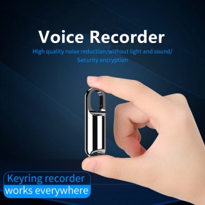 Digital Voice Recorder Smart Audio Recorder Keychain Sound Recording Pen Noise Reduction MP3 Music Player Mini Voice Recording