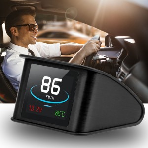 Head Up Display Multi-function OBD Smart Digital Meter HUD P10 Car Electrics For Car Speedometer Temperature RPM Mileage Guage