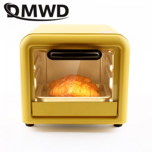 DMWD Multifunction Mini Electric Pizza Crepe Bakery Roast Oven Grill Breakfast Machine Cookies Cake Bread Maker Baking Toaster