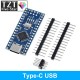 Mini / Type-C / Micro USB Nano 3.0 With the bootloader compatible Nano controller for arduino CH340 USB driver 16Mhz ATMEGA328P