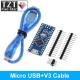 Mini / Type-C / Micro USB Nano 3.0 With the bootloader compatible Nano controller for arduino CH340 USB driver 16Mhz ATMEGA328P