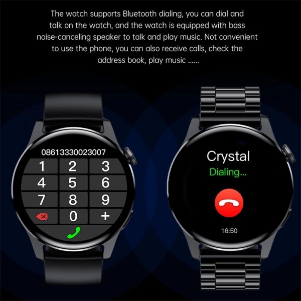 2023 LIGE Bluetooth Call Smart Watch Men Full Touch Sport Fitness Watches Waterproof Heart Rate Smartwatch Man Android IOS