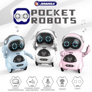 Mini Children's Robot Can Talk Interactive Dialogue Voice Recognition Recording Singing and Dancing Storytelling Smart RobotToy