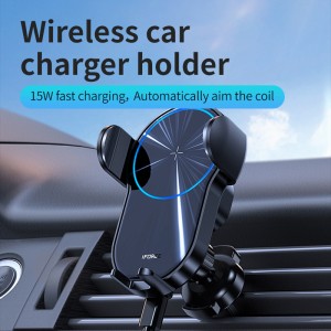 OSSKY W4 15W Car Phone Holder Wireless Charger Car Mount Air Vent Mount  Infrared Induction QI Fast Charging For iPhone Xiaomi