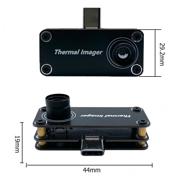 Mini Infrared Camera Professional External IR Thermograph Cameras 32x32Resolution Multiple Color Modes for Android Mobile Phone