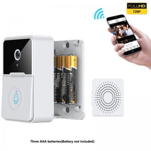 X3 Pro 2.4GHz WiFi Smart Wireless Doorbell HD Camera Night Vision Video Intercom Home Security Monitor Door Bell