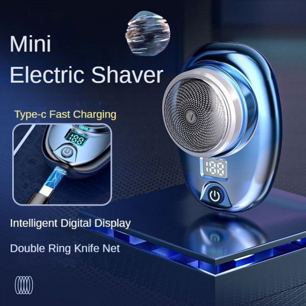 Mini Electric Travel Shaver For Men Pocket Size Washable Rechargeable Portable Painless Cordless Trimmer Knive Face Beard Razor