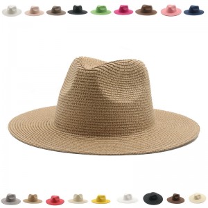 Women's Hat Hats for Women Summer Straw Sun Hats Men's Caps Sun Protection Beach Summer Women Men Panama Straw Hat Gorras Hombre