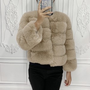 2021 Women Faux Fur Coat Autumn Winter High Quality Fluffy Short Coat Faux Fur Jacket Oversize