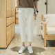 Summer Pants Male Korean Trend Loose Casual Pants Male Small Feet 9-Point Pants Slim Linen Mens Fashion Streetwear Size M-5Xl