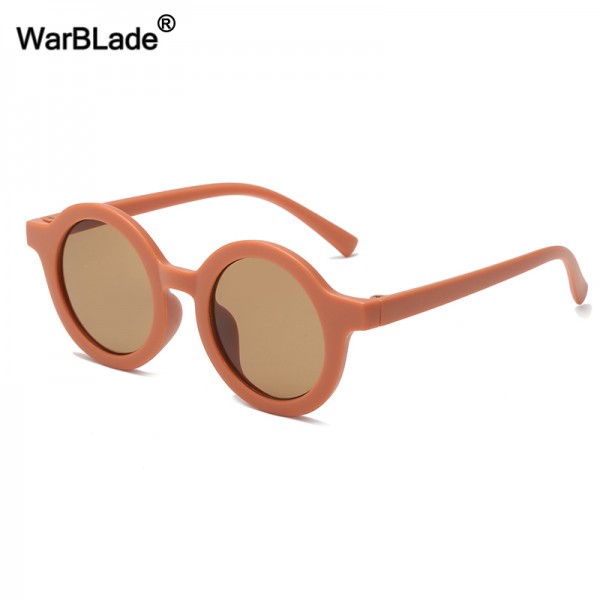 WarBLade Fashion Round Children Sunglasses Classic Cute Girls Boys Kids Sun Glasses UV400 Protection Eyewear Baby De Sol Gafas