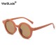 WarBLade Fashion Round Children Sunglasses Classic Cute Girls Boys Kids Sun Glasses UV400 Protection Eyewear Baby De Sol Gafas