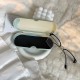 Cream Colored Glasses Case Women Portable Cute Sunglasses Myopia Glasses Storage Box Travel Glasses Protective Organizer