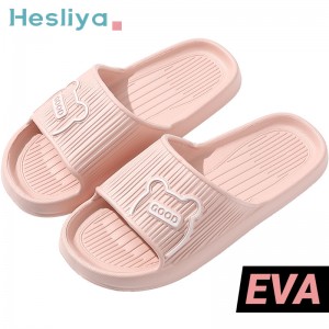 2023 Summer Women Slippers Bath Thick Platform Non-Slip Home Bear Cartoon Flip Flops Beach Sandals Ladies Slides Indoor Outdoor