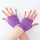 1 Pair Womens Short Fishnet Net Gloves Fingerless Mesh Gloves Punk Rock Fancy Night Club Party Arm Warmer Gloves Sexy Gloves Hot