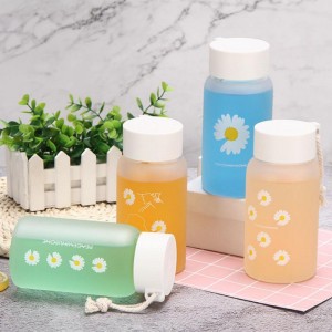 Plastic Water Bottles Large Capacity Straw Water Cup Cute Travel Tea Cup Drinkware Straw Waterbottle Baby Feeding Cups Water Cup