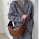 Genuine Leather Bag Lemaire Croissant Dumpling Bag Designer Knotted Claw Bag Crossbody Cattle Leather Bag