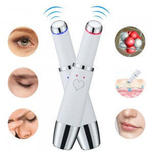 Electric Eye Massager Pen  LED Photon Therapy Vibration Heated Anti-aging Wrinkle Removal Device Dark Circle Puffiness Skin Care