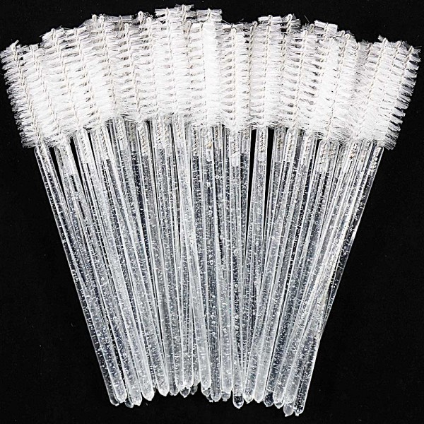 Disposable Crystal Eyelashes Brush Comb 5/50Pcs Eye Lashes Extension Mascara Wands Makeup Professional Makeup Beauty Tool