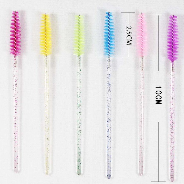 Disposable Crystal Eyelashes Brush Comb 5/50Pcs Eye Lashes Extension Mascara Wands Makeup Professional Makeup Beauty Tool