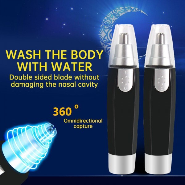 Electric Nose Hair Trimmer For Men Battery Model Trimming Nose Hair Women Nostrils Trim The Hair Scissors Nasal Hair Knife