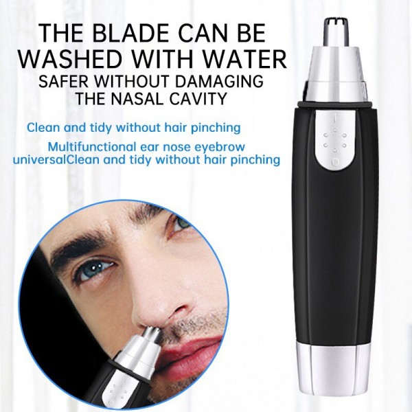 Electric Nose Hair Trimmer For Men Battery Model Trimming Nose Hair Women Nostrils Trim The Hair Scissors Nasal Hair Knife