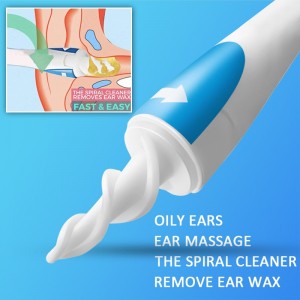 Spiral Ear Remover Portable Soft Ear Oil Remover For Adults And Children Earwax Cleaning Tool 16 Head Ear Removal Tool