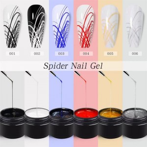 Nail Gle Spider Paintin Nail Art Painting Creative Wire Drawing Gle Phototherapy Painting Flower Glue Diy Silk Semi Permanent