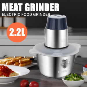 Electric Meat Grinders Stainless Steel Vegetable Chopper Automatic Mincing Machine Household Food Processors Kitchen Appliance