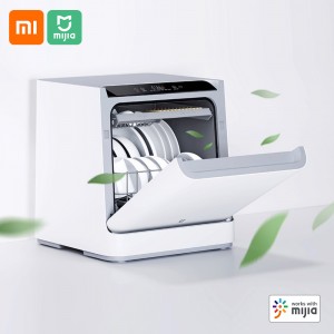 Mi Smart Dishwasher 4 Dining Sets Desktop Kitchen Cleaner Dish Wash Machine Tableware Washable Work With Mi Home App