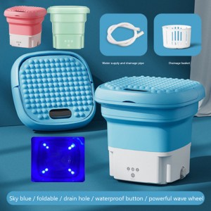 Portable Washing Machine Underwear Washing Bucket Socks Clothes Washer Camping Folding Mini Washing Machine Home Appliance