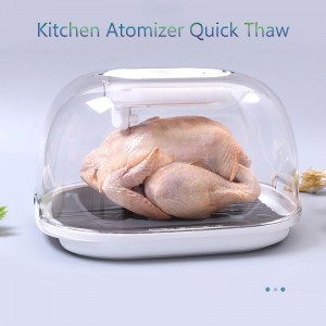 Kitchen Quick Thaw Machine Food Grade Aluminum Meat Steak Rapid Preservation And Defrosting Tray Household Ice Melting Artifact