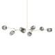 Modern glass chandelier Nordic living room dining room kitchen lamp designer chandelier industrial Chandelier