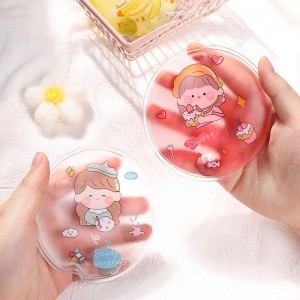 Hot! Winter Cartoon Warm-fitting and Fast Self-Heating Handbag Reusable Gel Hand Warmer Cute Word Print Instant Heating Pack