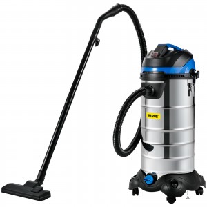 VEVOR Dust Extractor Collector Wet & Dry Vacuum Cleaner 6.5-13.5 Gal. HEPA Filtration System for Household and Jobsite Cleaning