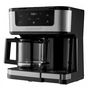 Farberware Side by Side Coffee Maker, Single Serve or 12 Cups