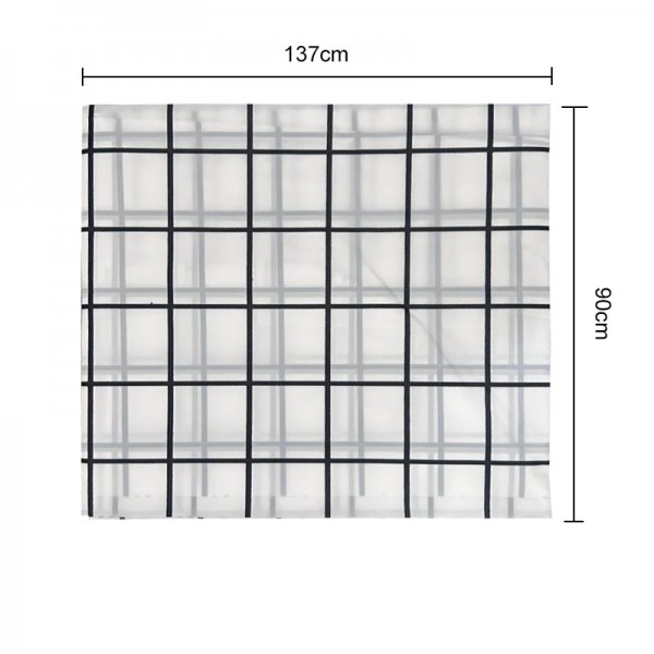 137X90CM PEVA Waterproof Oilproof Tablecloth Table Cloth Plaid Pattern Table Cover For Party Outdoor Picnic Cloth