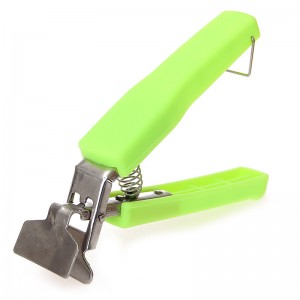 Hot Plate Gripper Clips Holder Tongs For Moving Hot Plate Bowls Pizza Pan Air Fryer Microwave Oven with Food Out, Green