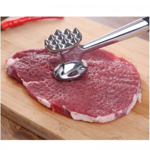 Double-sided Meat Hammer Steak Tender Needle Stainless Steel Zinc Alloy Flapping Pork Chop Kitchen Creative Tools Household